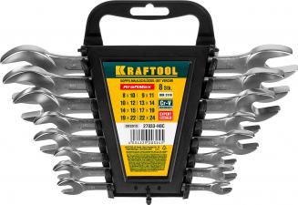 Набор ключей гаечных рожковых KRAFTOOL EXPERT 27033-H8C