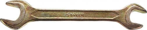 Ключ гаечный рожковый STAYER MASTER 27038-17-19
