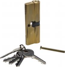 Цилиндровый механизм тип ключ-ключ английский тип ключа (5 шт.) длина 90мм Цвет - латунь. ЗУБР МАСТЕР 52101-90-1