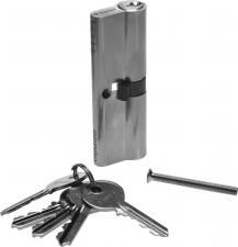 Цилиндровый механизм тип ключ-ключ английский тип ключа (5 шт.) длина 90мм Цвет - хром. ЗУБР МАСТЕР 52101-90-2