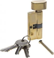 Цилиндровый механизм тип ключ-завертка английский тип ключа (5 шт.) длина 60мм Цвет - латунь. ЗУБР МАСТЕР 52103-60-1
