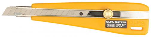 Нож с сегментированным лезвием для резки бумаги картона обоев OLFA OL-300