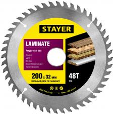 Пильный диск по ламинату STAYER MASTER 3684-200-32-48