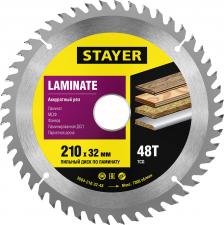 Пильный диск по ламинату STAYER MASTER 3684-210-32-48