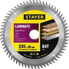 Пильный диск по ламинату STAYER MASTER 3684-235-30-64