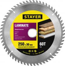 Пильный диск по ламинату STAYER MASTER 3684-250-30-60