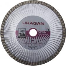 Круг отрезной алмазный для УШМ URAGAN 909-12151-200